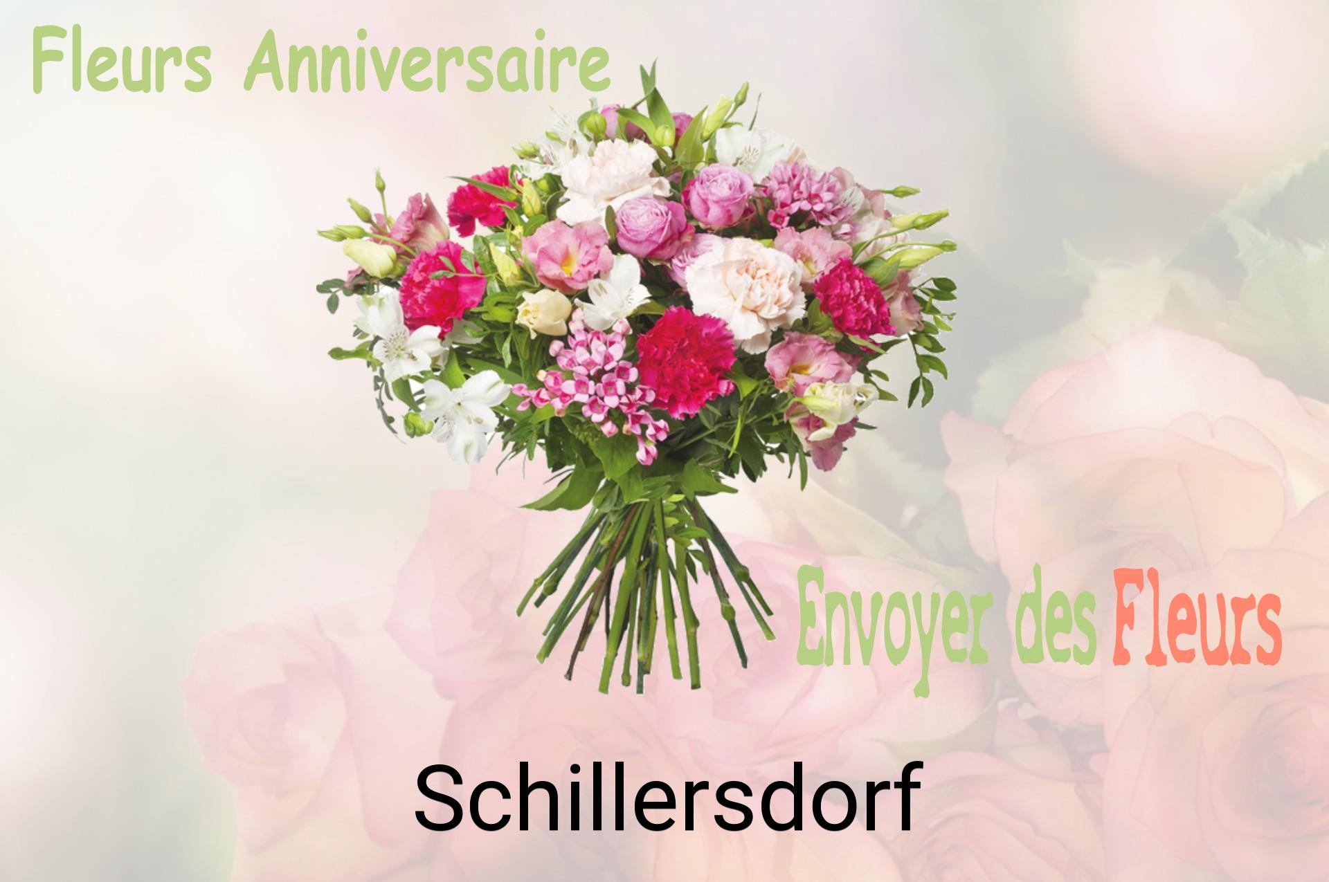 Bouquet de fleurs d’anniversaire livré à Schillersdorf